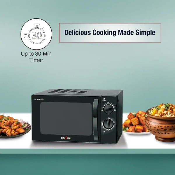 KENSTAR SOLO 20 LITRES 700W MICROWAVE - Black, 35, 27, 46