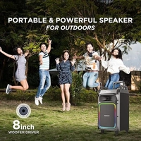 GIZMORE T5000 PRO 80-WATT TROLLEY SPEAKER - Black