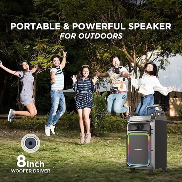 GIZMORE T5000 PRO 80-WATT TROLLEY SPEAKER - Black