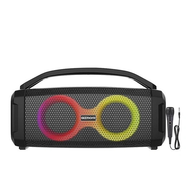 GIZMORE THUNDER BUDDY 60W PORTABLE PARTY SPEAKER WITH HIGH BASS - Black