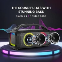 GIZMORE THUNDER BUDDY 60W PORTABLE PARTY SPEAKER WITH HIGH BASS - Black