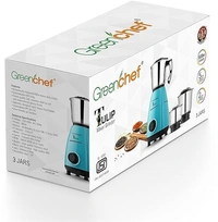 GREENCHEF TULIP MIXER GRINDER 600W 3 JAR - Blue, 40, 22, 18