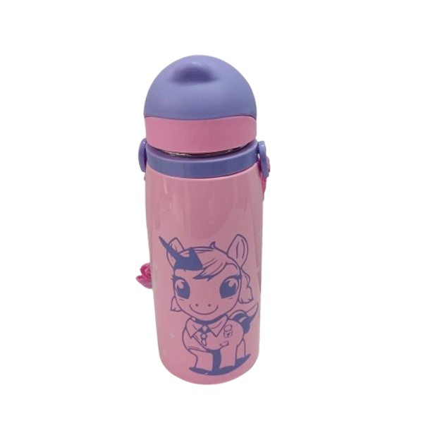 VIRTUE ADVENTURE TIME 600 ml INSULATED WATER BOTTLE - Pink, 8, 20, 8