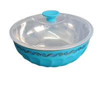 VIRTUE FESTIVA 3PCS SERVING BOWL SET - Cerulean, 23, 23, 23
