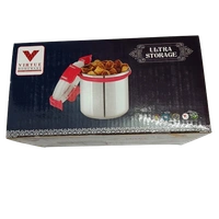VIRTUE ULTRA STORAGE SET OF 2 STAINLESS STEEL CONTAINERS 750 ML - Gray, 20, 12, 10