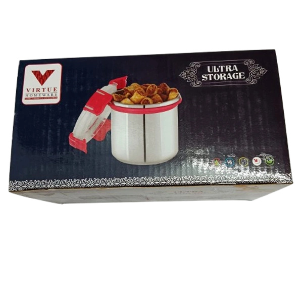 VIRTUE ULTRA STORAGE SET OF 2 STAINLESS STEEL CONTAINERS 750 ML - Gray, 20, 12, 10