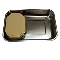VIRTUE WONDER MEAL LARGE 2PC SET STAINLESS STEEL LUNCH BOX - Web Orange, 20, 10, 12