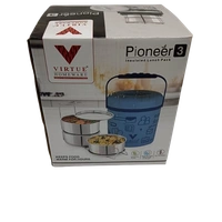 VIRTUE PIONEER 3 INSULATED LUNCH BOX PACK - Black, 14, 18, 14