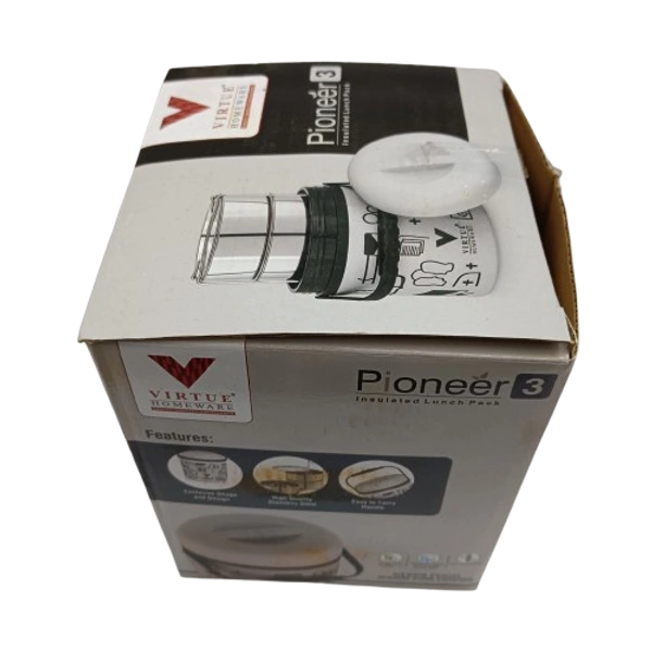 VIRTUE PIONEER 3 INSULATED LUNCH BOX PACK - Black, 14, 18, 14