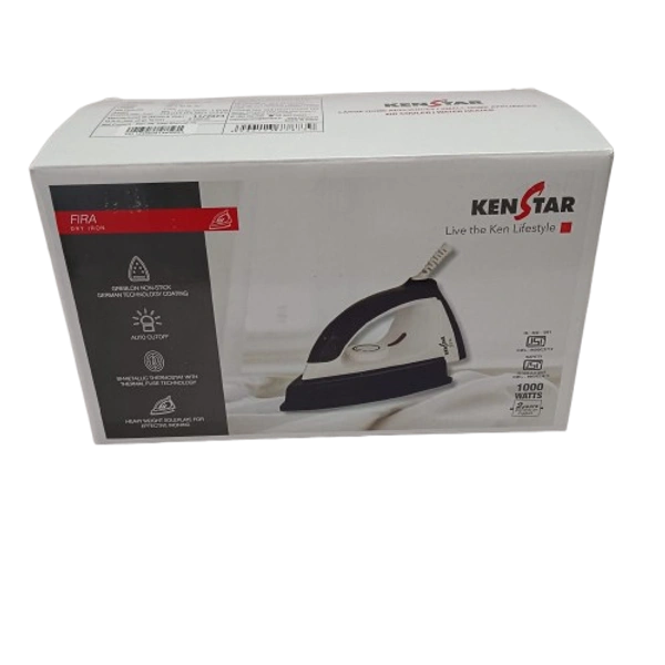 KENSTAR FIRA DRY IRON 1000 WATTS - Black, 23.8, 13.8, 11.5