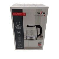 KENSTAR ESTELLA PRISM 1.8L ELECTRIC KETTLE - Black, 22.5, 24.2, 16.5