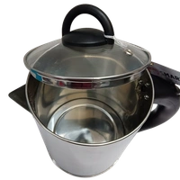 KENSTAR ESTELLA OPTIMA 1.7L STAINLESS STEEL ELECTRIC KETTLE - Gray, 24.2, 27, 15.4