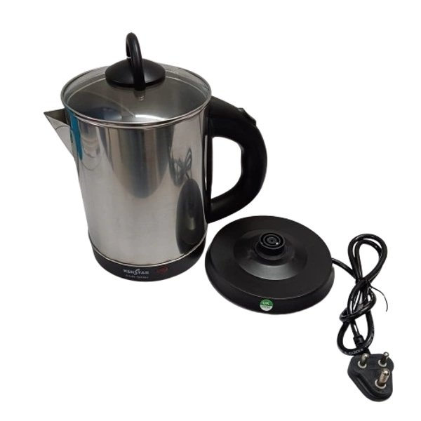 KENSTAR ESTELLA OPTIMA 1.7L STAINLESS STEEL ELECTRIC KETTLE - Gray, 24.2, 27, 15.4