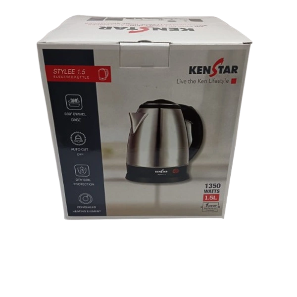 KENSTAR ESTELLA STYLEE 1.5L ELECTRIC KETTLE - Gray, 22.5, 21.5, 16.5