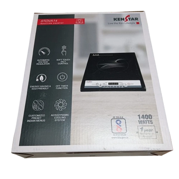 KENSTAR STOVA 14 INDUCTION COOKTOP 1400 watts - Black, 33, 5, 28