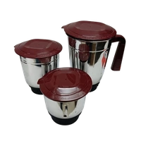 KENSTAR KARISHMATIC 500-WATT MIXER GRINDER 3JARS - Black, 17.7, 22.8, 19.2