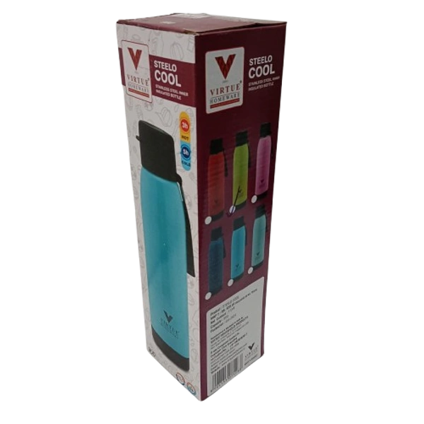 VIRTUE STEELO COOL 900 ML INSULATED WATER BOTTLE - Green, 10, 26, 10