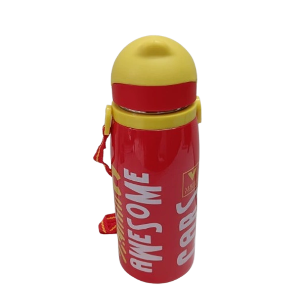 VIRTUE ADVENTURE TIME 600 ml INSULATED WATER BOTTLE - Red, 8, 20, 8