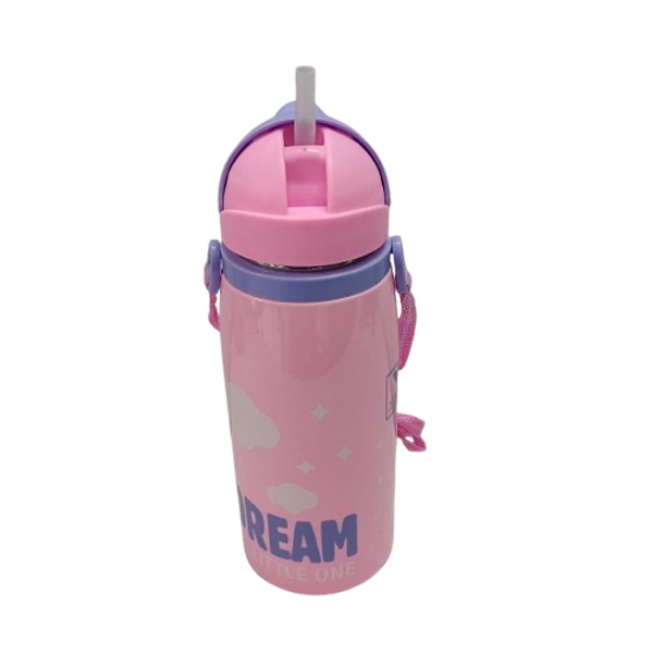 VIRTUE ADVENTURE TIME 600 ml INSULATED WATER BOTTLE - Pink, 8, 20, 8