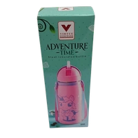 VIRTUE ADVENTURE TIME 600 ml INSULATED WATER BOTTLE - Pink, 8, 20, 8
