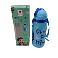 VIRTUE ADVENTURE TIME 600 ml INSULATED WATER BOTTLE  - Blue, 8, 20, 8