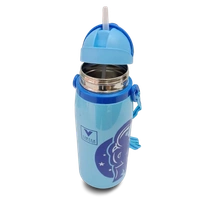 VIRTUE ADVENTURE TIME 600 ml INSULATED WATER BOTTLE  - Blue, 8, 20, 8