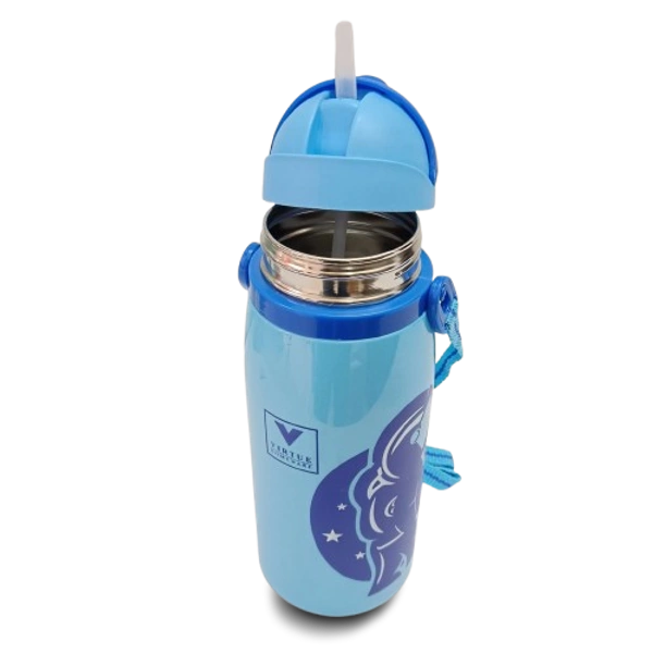 VIRTUE ADVENTURE TIME 600 ml INSULATED WATER BOTTLE  - Blue, 8, 20, 8