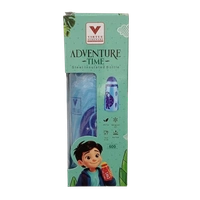 VIRTUE ADVENTURE TIME 600 ml INSULATED WATER BOTTLE  - Blue, 8, 20, 8