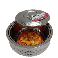 VIRTUE BLOSSOM 1800 ML INSULATED STEEL CASSEROLE - Gray, 18, 10, 18