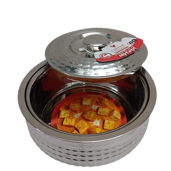 VIRTUE BLOSSOM 1800 ML INSULATED STEEL CASSEROLE - Gray, 18, 10, 18