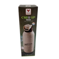 VIRTUE CHILL & SIP 900 ml INSULATED WATER BOTTLE - Pink, 8, 22, 8