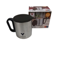 VIRTUE ENJOY BIG 300 ml STAINLESS STEEL MUG - Gray, 12, 10, 10