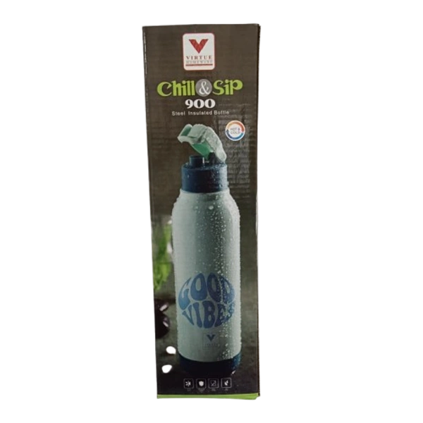 VIRTUE CHILL & SIP 900 ml INSULATED WATER BOTTLE - Norway, 8, 22, 8