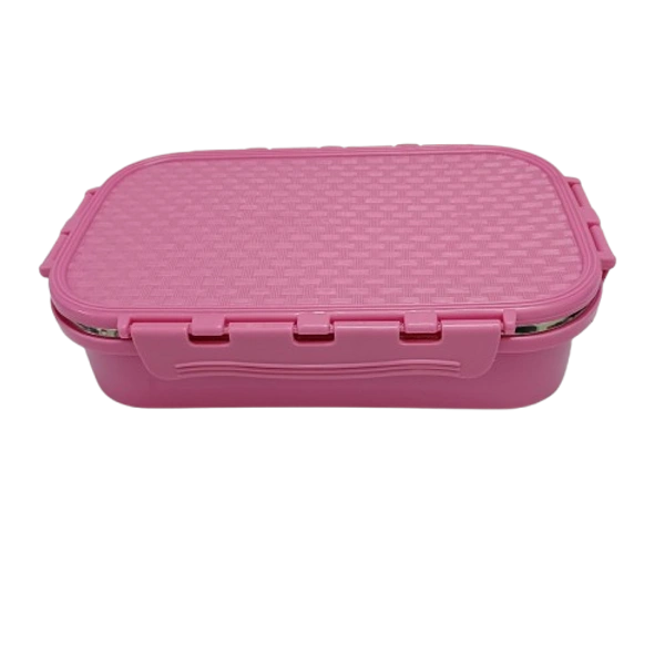 VIRTUE MAGNUM JUMBO STAINLESS STEEL INSULATED LUNCH BOX - Pink, 18, 8, 12