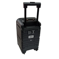 CLARION KELVIN 8 TROLLEY 30 W BLUETOOTH PARTY SPEAKER - Black, 24, 42.8, 27
