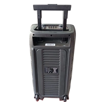 CLARION KELVIN 12 TROLLEY 60 W BLUETOOTH PARTY SPEAKER - Black, 34.6, 55.5, 30