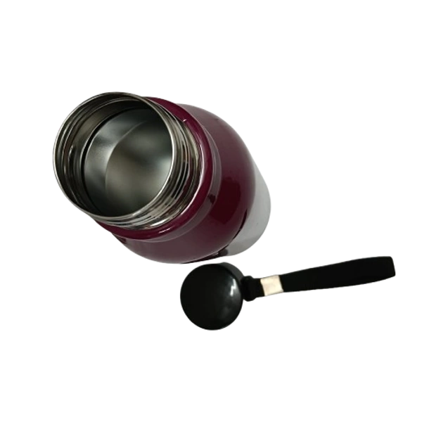 VIRTUE STEELO CLASSY 600 ML STAINLESS STEEL BOTTLE - Melanzane, 8, 24, 8