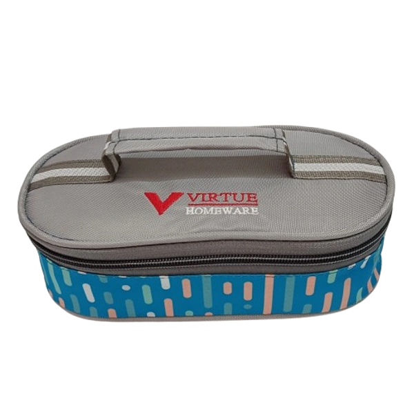 VIRTUE SUPER LIFESTYLE 2 CONTAINER LUNCH BOX - Blue Violet, 22, 8, 12