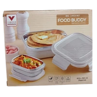 VIRTUE FOOD BUDDY BIG 2 CONTAINER LUNCH BOX - Nobel, 15, 8, 14