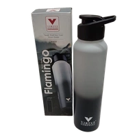 VIRTUE FLAMINGO 1000 ml STAINLESS STEEL BOTTLE - Black, 8, 22, 8