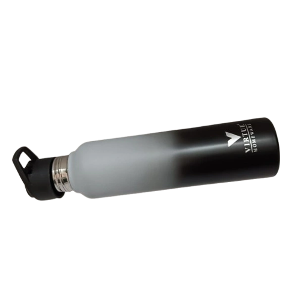 VIRTUE FLAMINGO 1000 ml STAINLESS STEEL BOTTLE - Black, 8, 22, 8