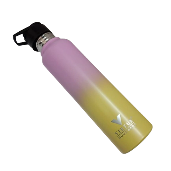 VIRTUE FLAMINGO 1000 ml STAINLESS STEEL BOTTLE - Yellow, 8, 22, 8