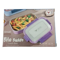VIRTUE BITE BUDDY SMALL 2Pcs STAINLESS STEEL LUNCH BOX - Cavern Pink, 20, 7, 14