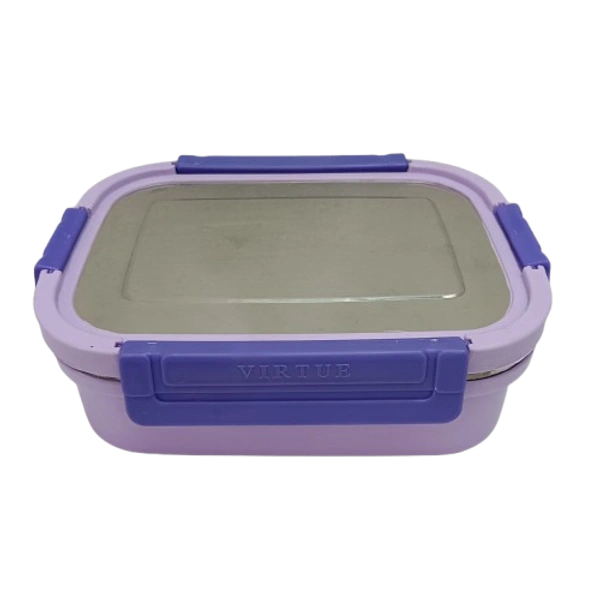 VIRTUE BITE BUDDY SMALL 2Pcs STAINLESS STEEL LUNCH BOX - Cavern Pink, 20, 7, 14