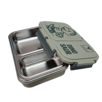 VIRTUE FUN FOOD 2 PARTITION STAINLESS STEEL LUNCH BOX - Siam, 20, 7, 15