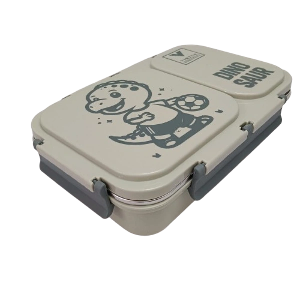 VIRTUE FUN FOOD 2 PARTITION STAINLESS STEEL LUNCH BOX - Siam, 20, 7, 15