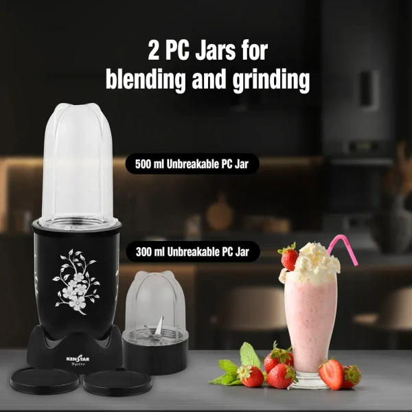 KENSTAR BYSTRO 400-WATT PERSONAL BLENDER 2 JAR - Black, 11, 30, 11