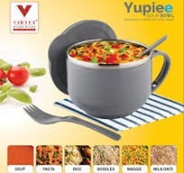 VIRTUE STAINLESS STEEL SOUP BOWL  - Cyan Aqua, 15, 10, 10