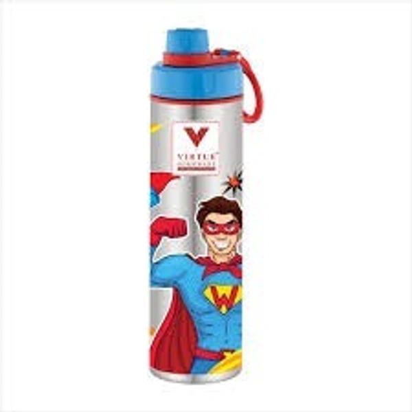 VIRTUE ATLANTIS STAINLESS STEEL BOTTLE FOR KIDS 800 ML - Blue, 10, 25, 10
