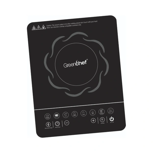 GREENCHEF FURY INDUCTION COOKTOP 2000W TOUCH PANEL - Black